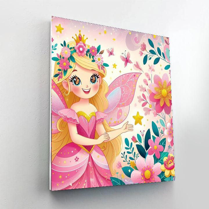 Whimsical Fairy Princess DIY Paint By Numbers
