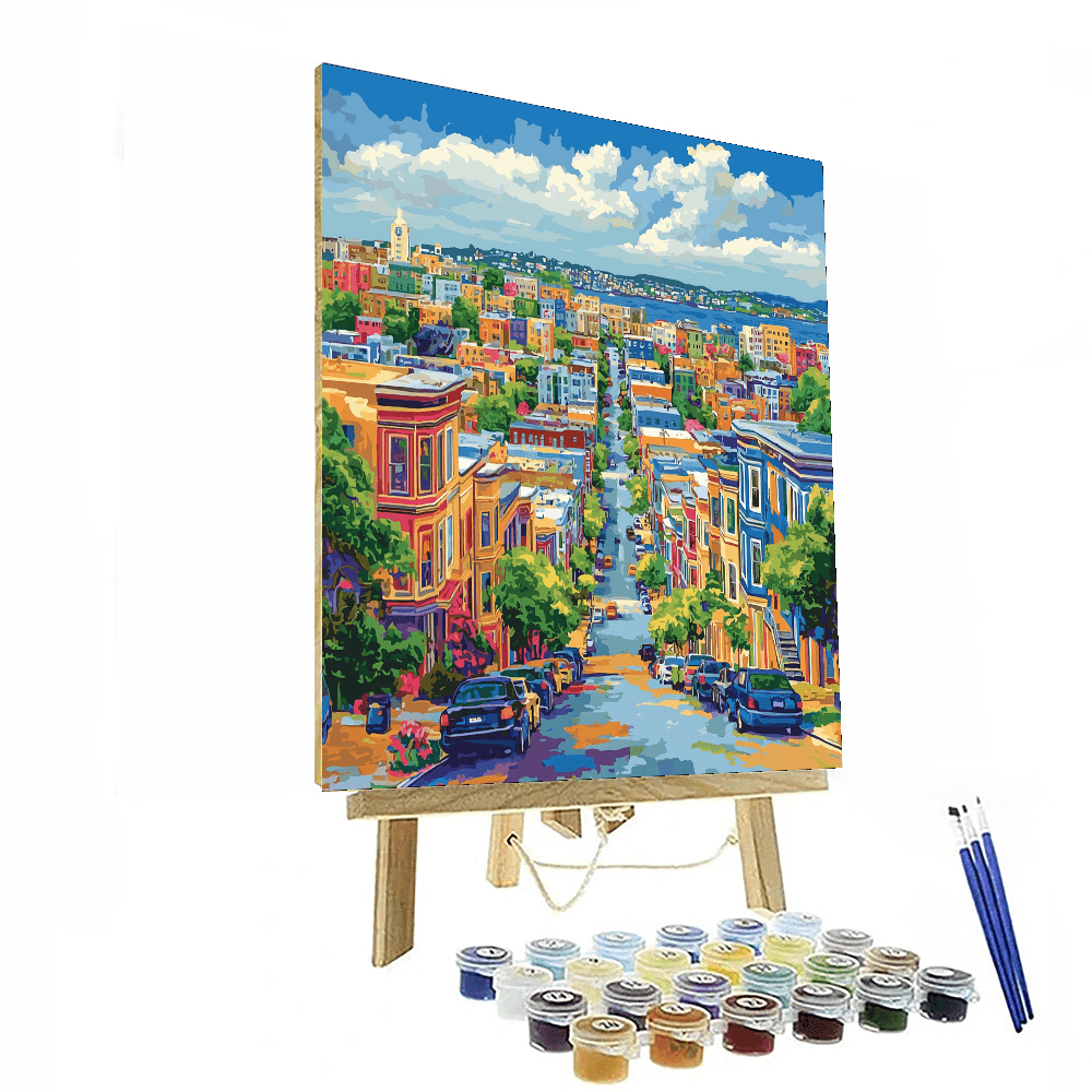 Hopper Inspired Urban Dreamscapes  Painting By Numbers Kit