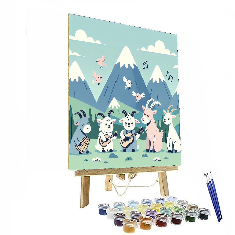 Melodic Mountain Medley Painting By Numbers Kit