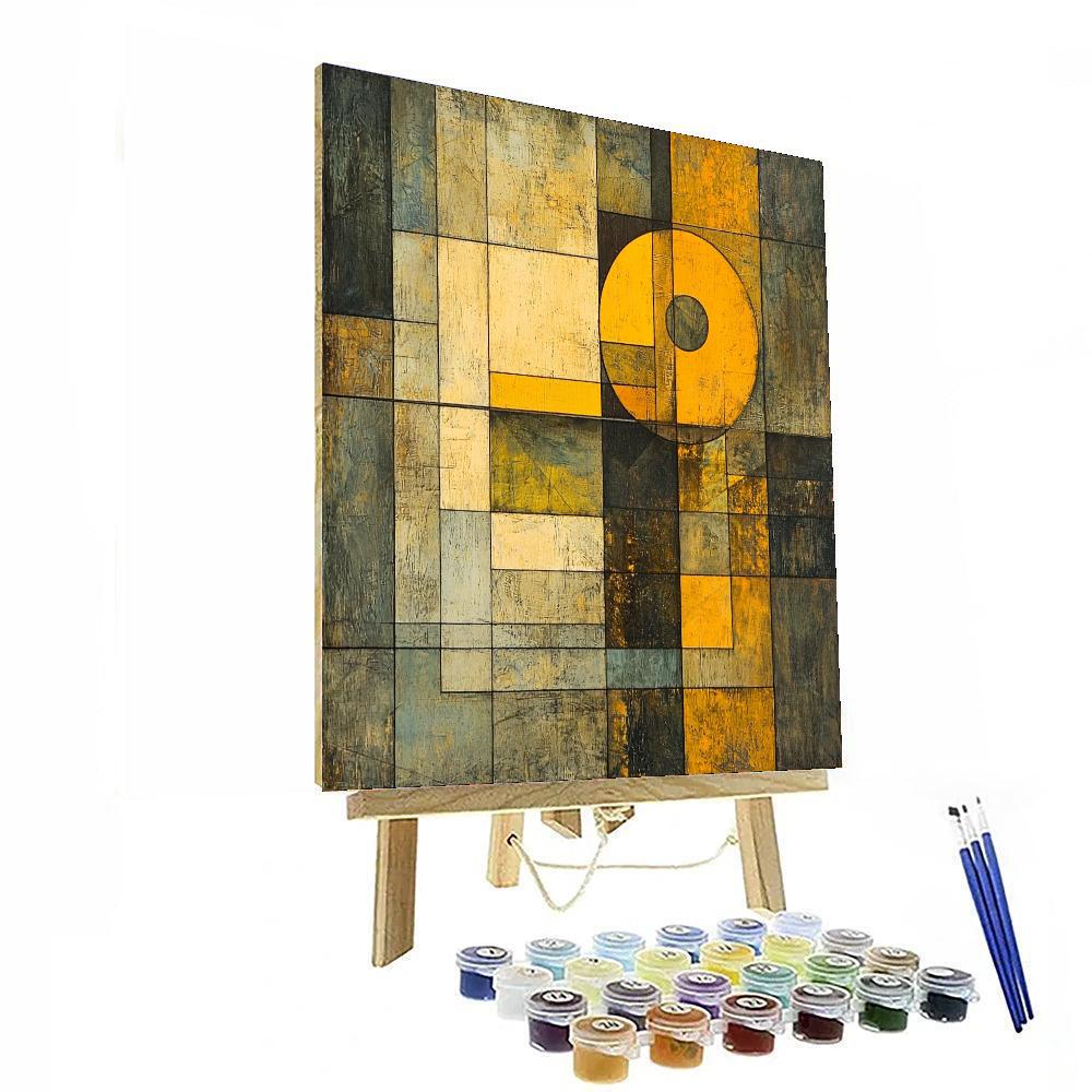 Paul Klee Inspired Symphony Of Light And Shadow  Paint By Color