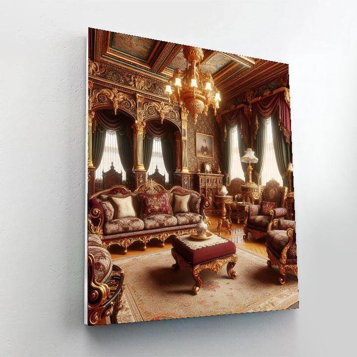 Victorian Parlor Elegance Paint By Numbers