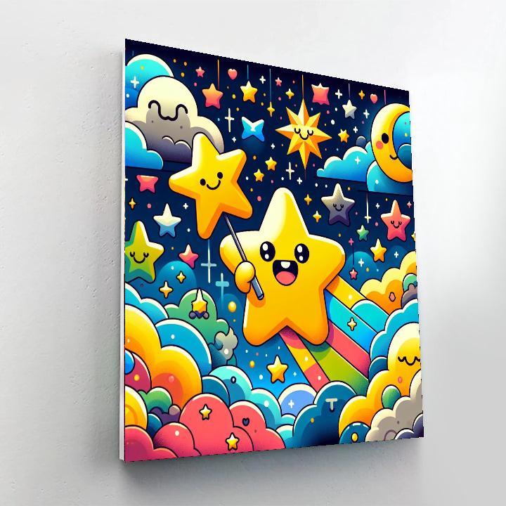 Adventurous Little Star DIY Paint By Numbers