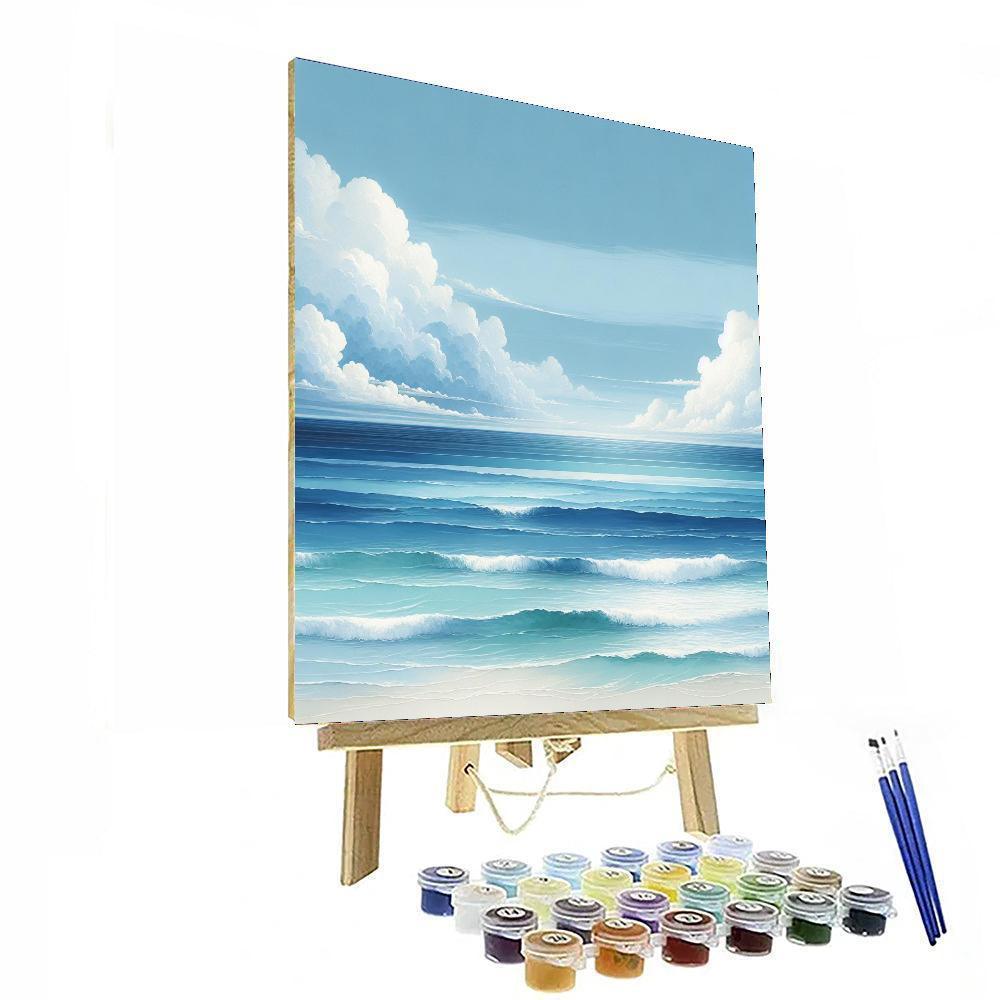 Oceanic Harmony Panorama Painting Number Kit