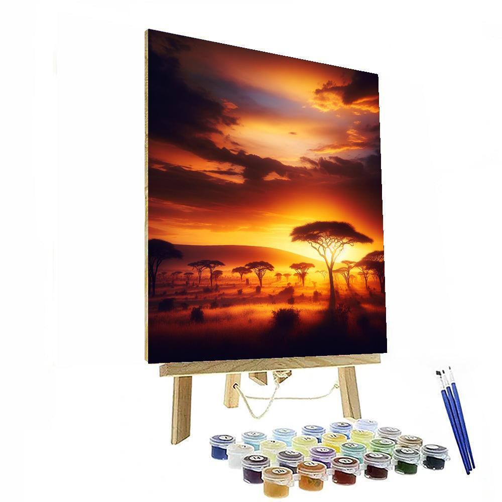 Savannah Sunset Expedition Numbered Painting Kits