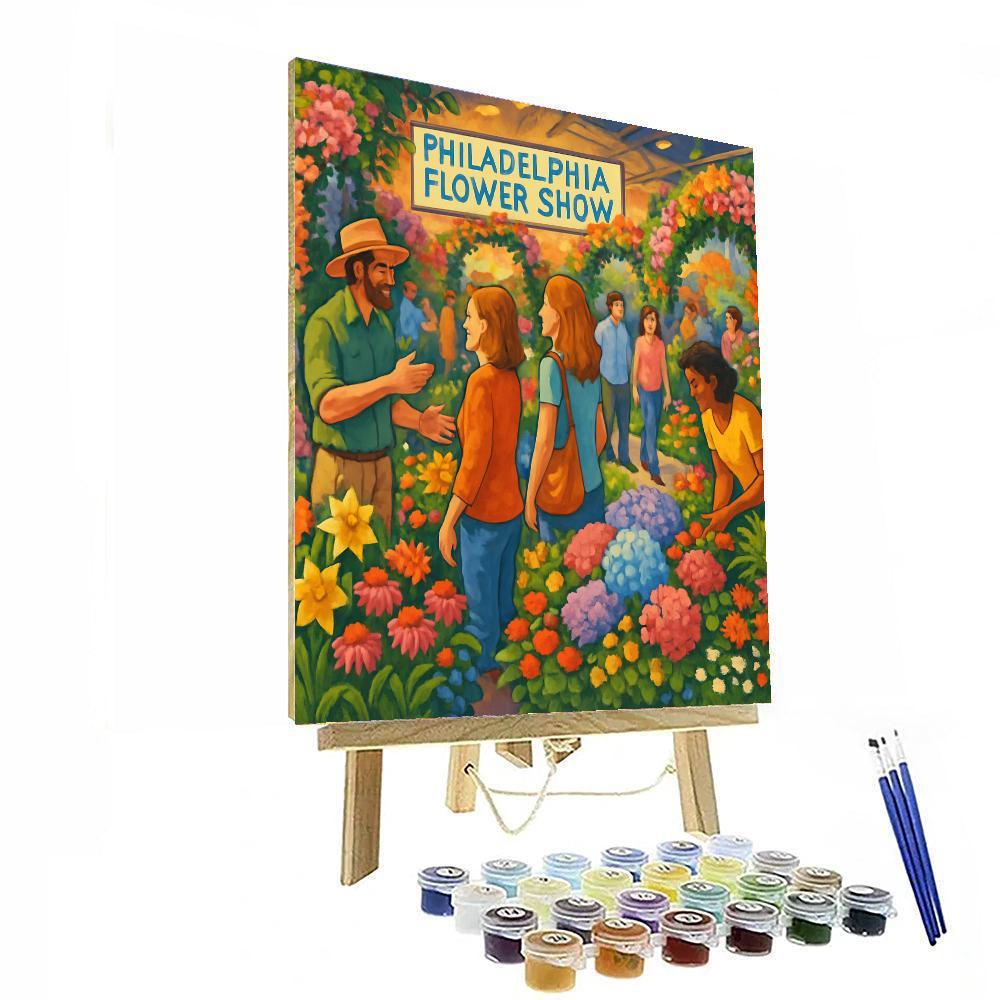 Philadelphia Flower Show DIY Paint By Numbers