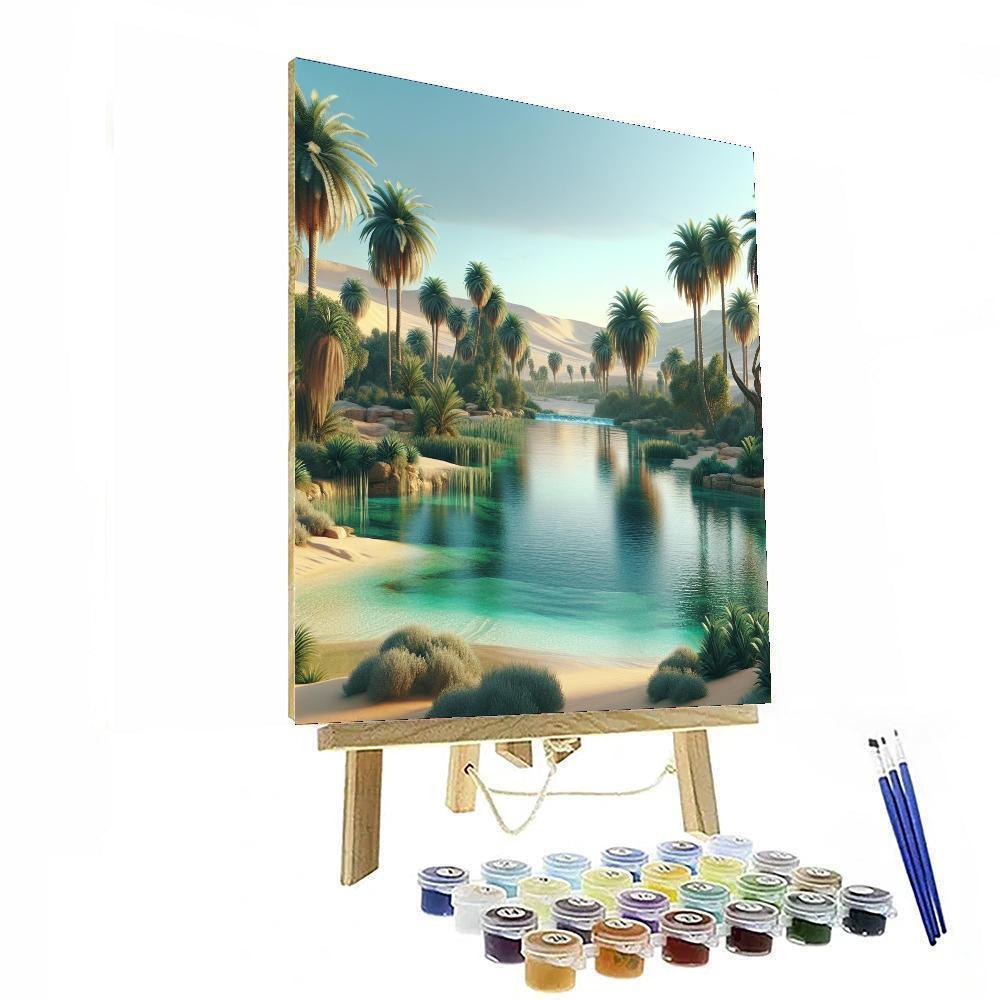 Lush Oasis Mirage Numbered Painting Kits