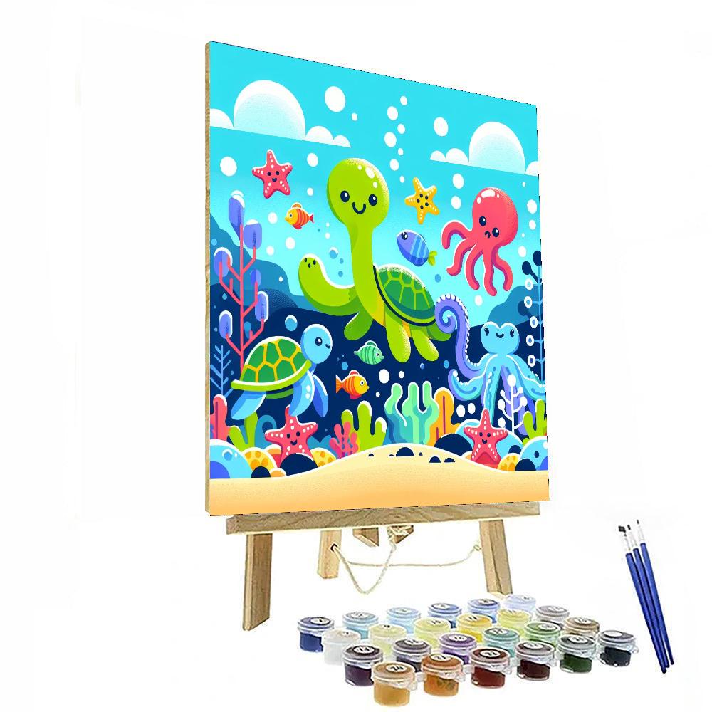 Underwater Explorer's Haven Paint By Numbers