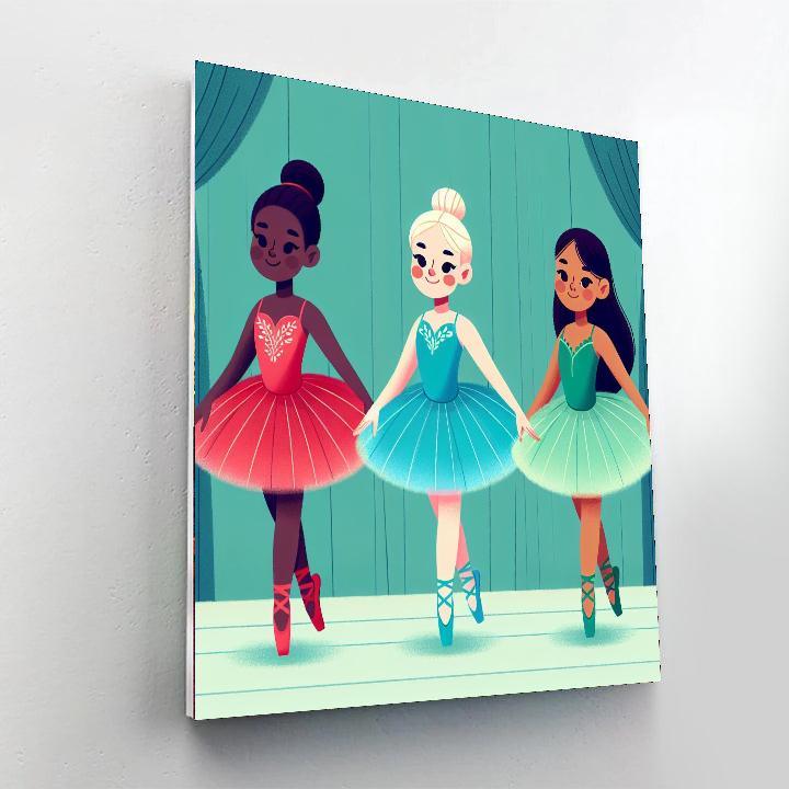 Ballet Recital Paint By Color