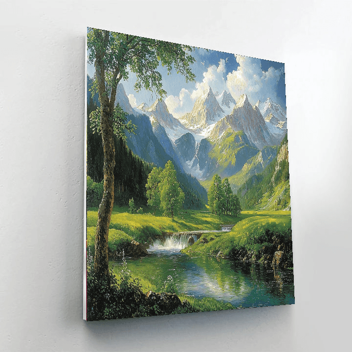 Bierstadt Inspired The Great Outdoors  Number Painting