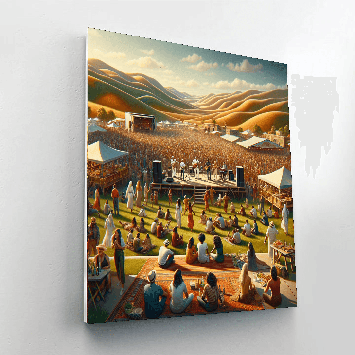 Tbilisi Open Air Festival Painting By Numbers Kit