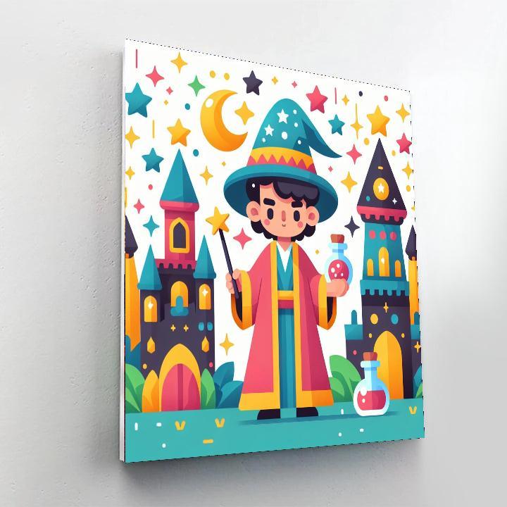 Wizard's Magic School Paint By Numbers Kits