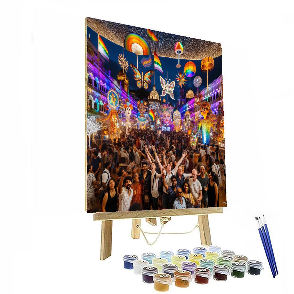 Hemispheres - India Paint By Number