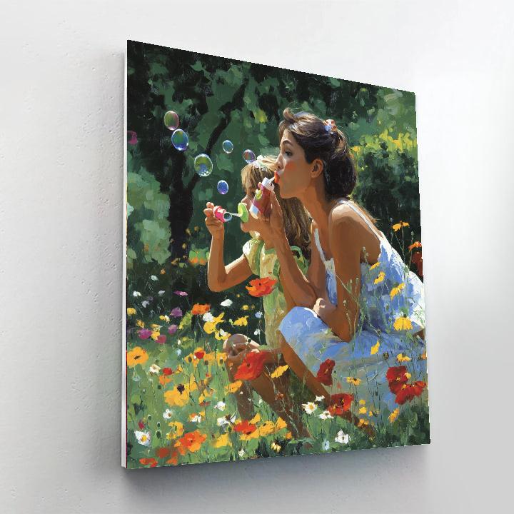 Happiness In A Bubble Paint By Numbers Kits