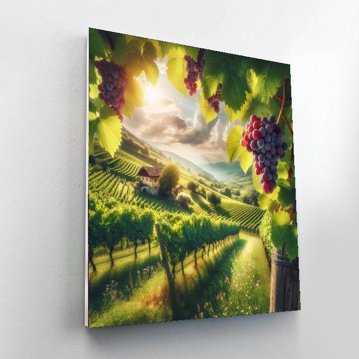 Serene Vineyard Retreat Paint By Numbers