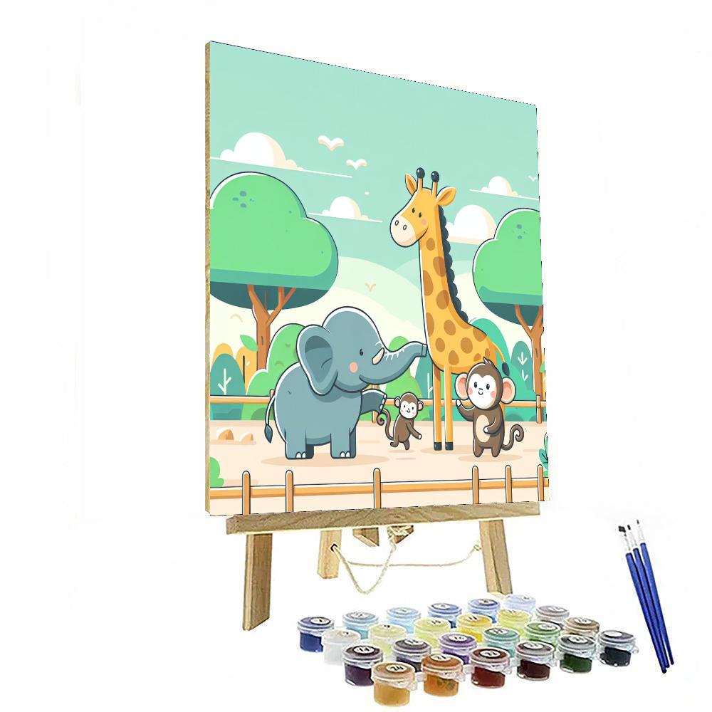 Zany Zoo Escapades Paint By Number