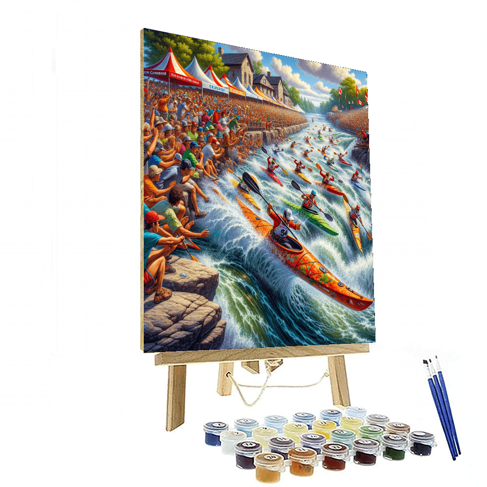 The Great Canadian Kayak Challenge - Canada Paint By Number