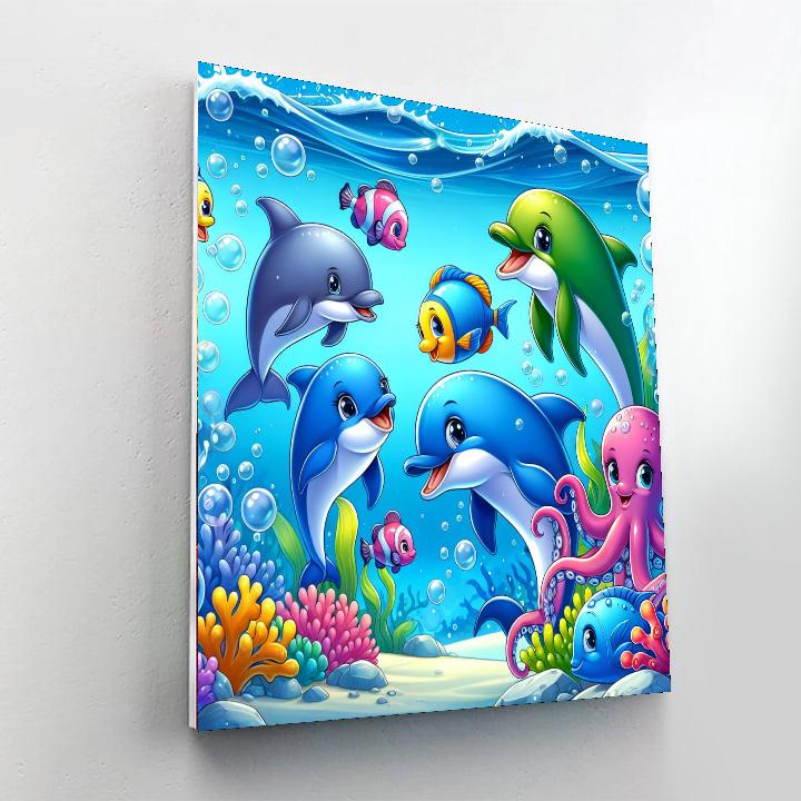 Exciting Ocean Adventures Paint By Numbers Art