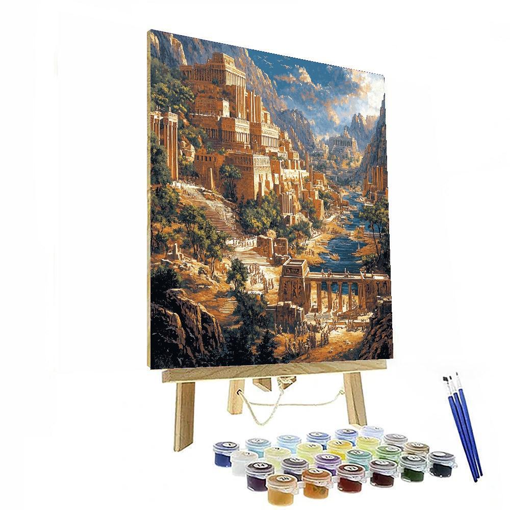 Jean-Auguste-Dominique Ingres Inspired In The Footsteps Of History  Paint By Numbers