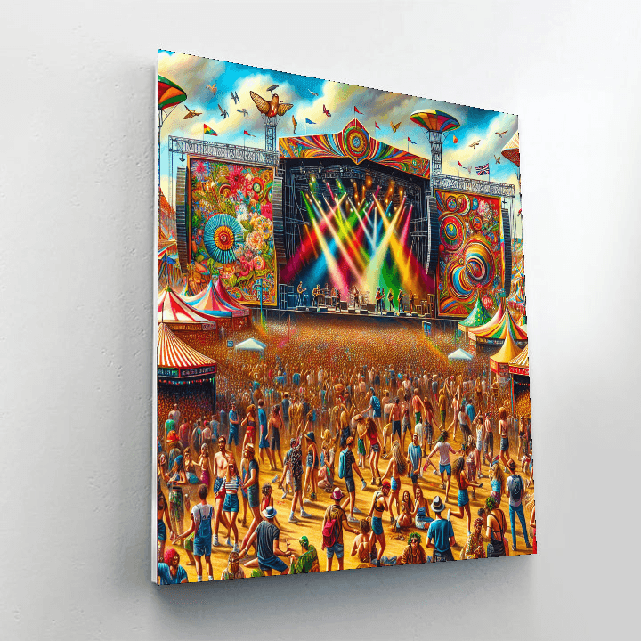 Lollapalooza Chile Paint By Color