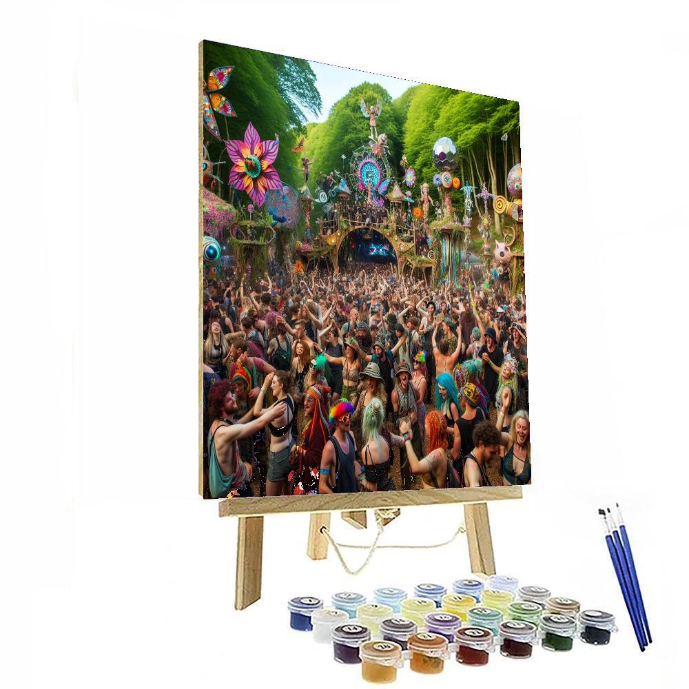 Shambhala Music Festival Paint By Numbers Art