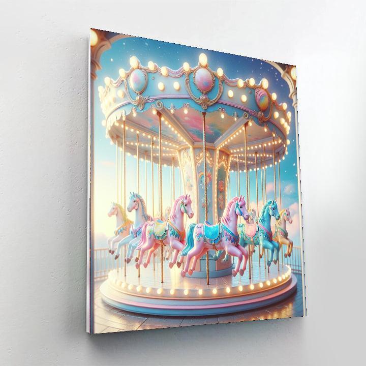 Sweet Dreams Carousel Paint By Number