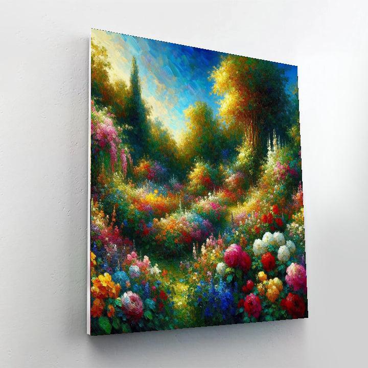 Floral Symphony Abundance Number Painting