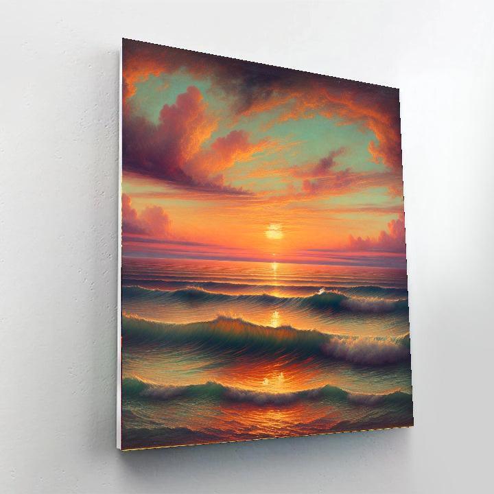 Captivating Sunset Serenade Paint By Color