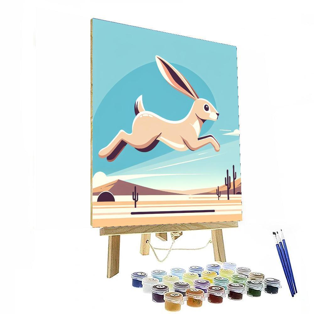 Joyful Jackrabbit Jive Paint By Color