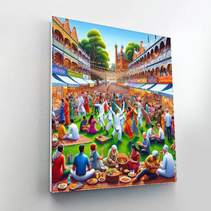 Folk Festivals Of Australia Numbered Painting Kits
