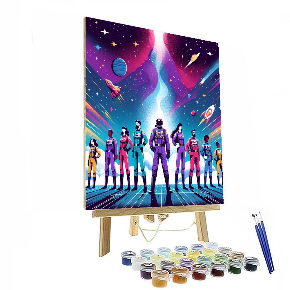 Space Hero's Quest Numbered Painting Kits