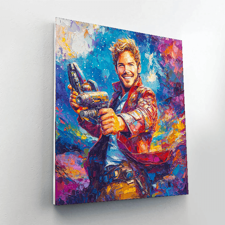 Chris Pratt: The Adventurous Spirit Of Star-lord DIY Paint By Numbers