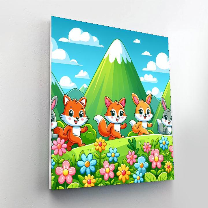 Magical Mountain Adventure Paint By Numbers