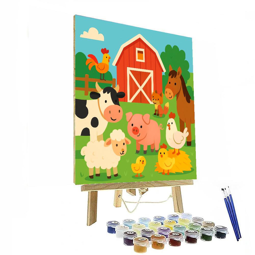 Barnyard Bonanza Paint By Number