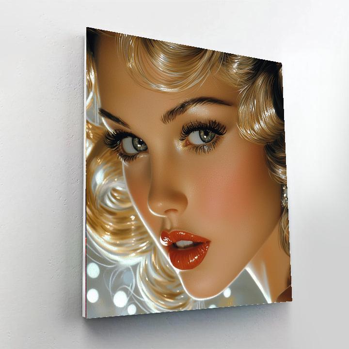 Tamara De Lempicka Inspired Vintage Hollywood Glamour  Paint By Numbers