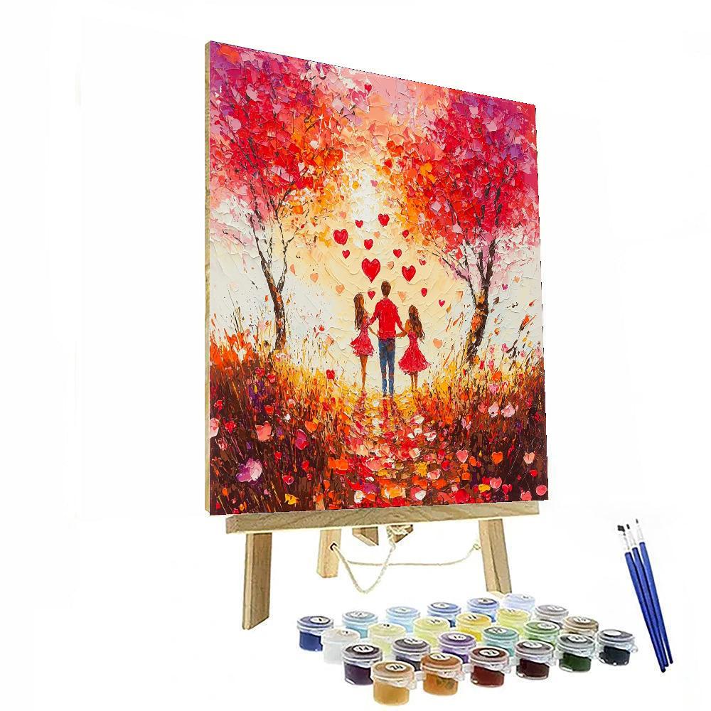 Hearts Full Of Joy Numbered Painting Kits