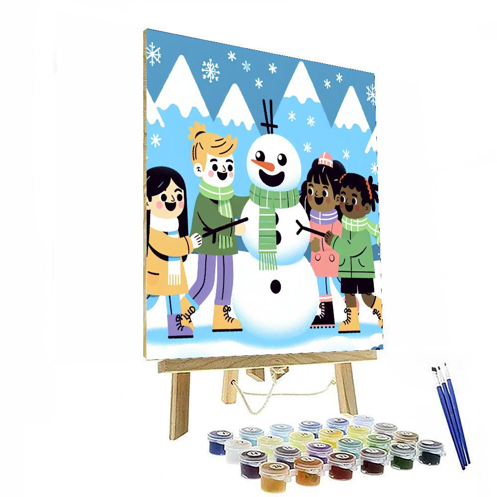Adventurous Abominable Snowman Paint By Color