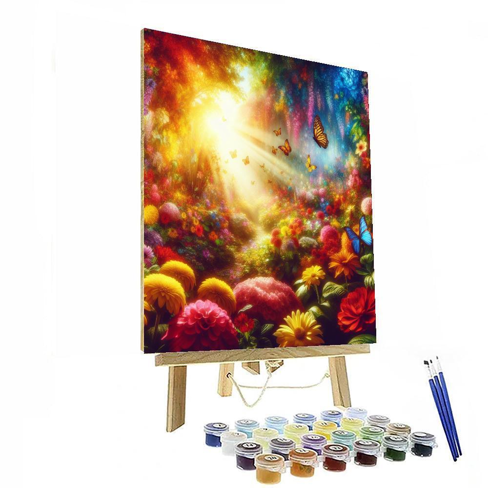 Enchanted Garden Afternoon Numbered Painting Kits