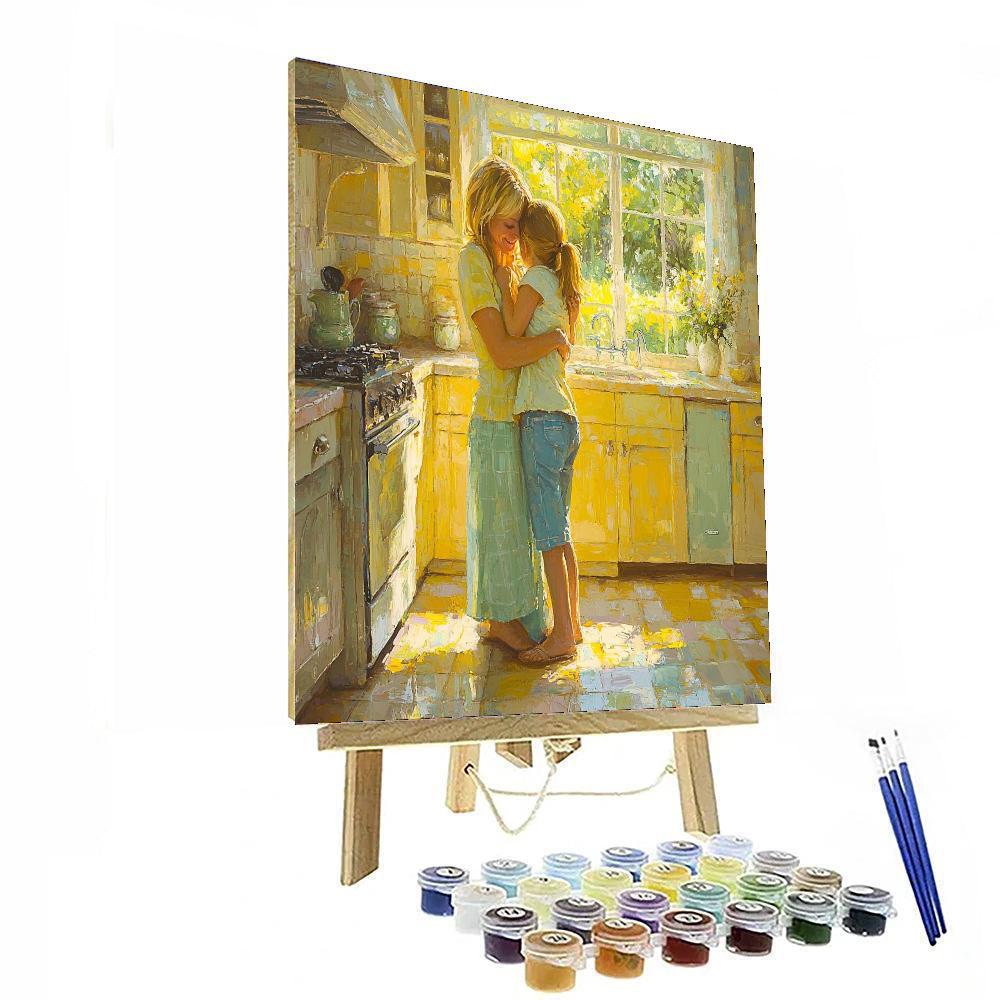 Morning Hugs And Sunshine Number Painting