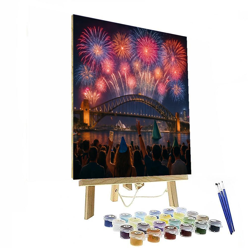 New Year's Eve Celebration - Sydney, Australia Paint By Numbers Kits