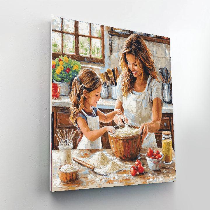 Baking Together DIY Paint By Numbers