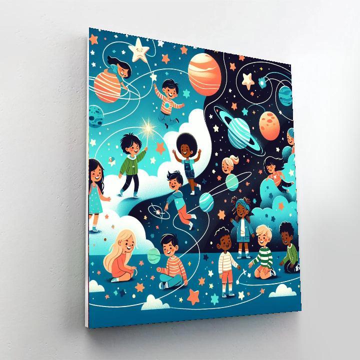 Celestial Playground Painting By Numbers Kit
