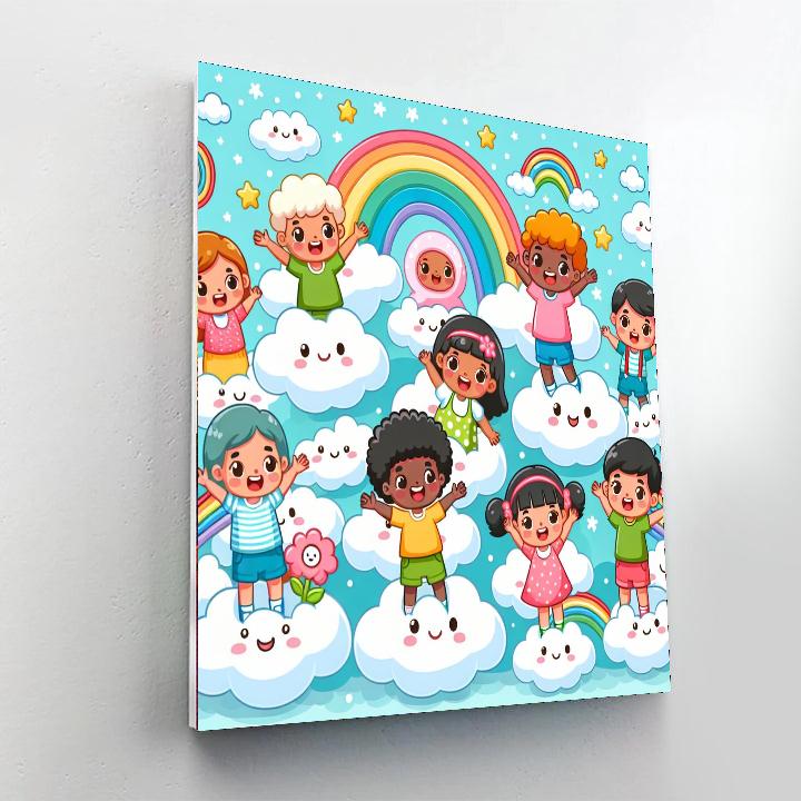 Adventure In The Cloud Kingdom Paint By Number