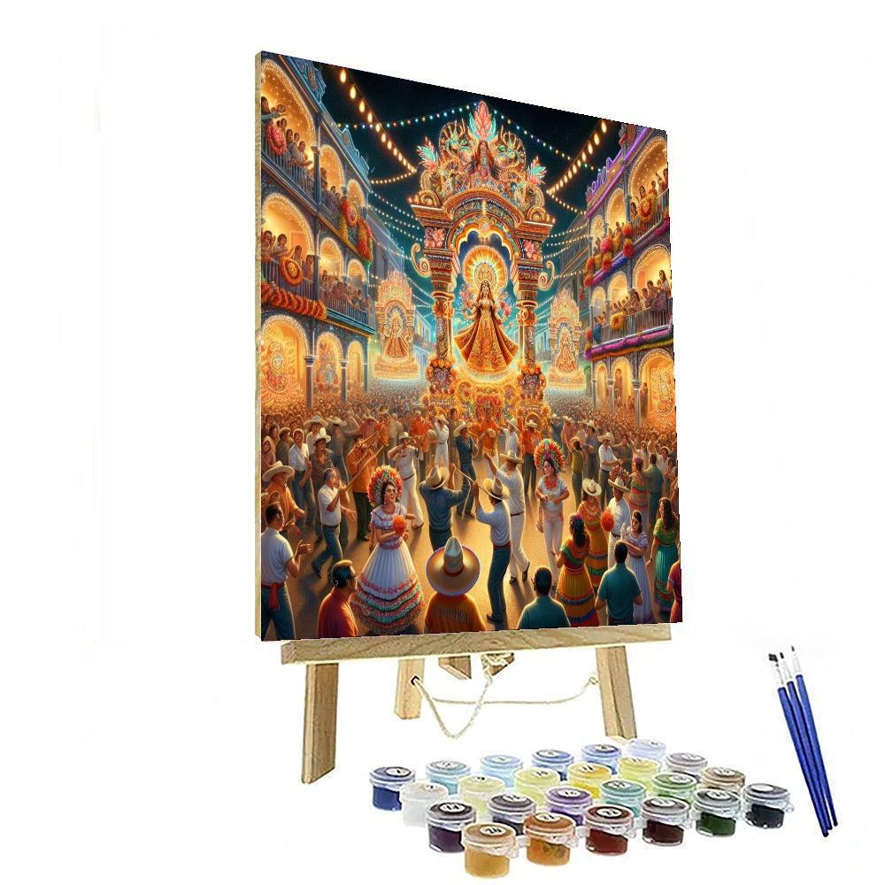 Durga Puja Festival - India Paint By Numbers