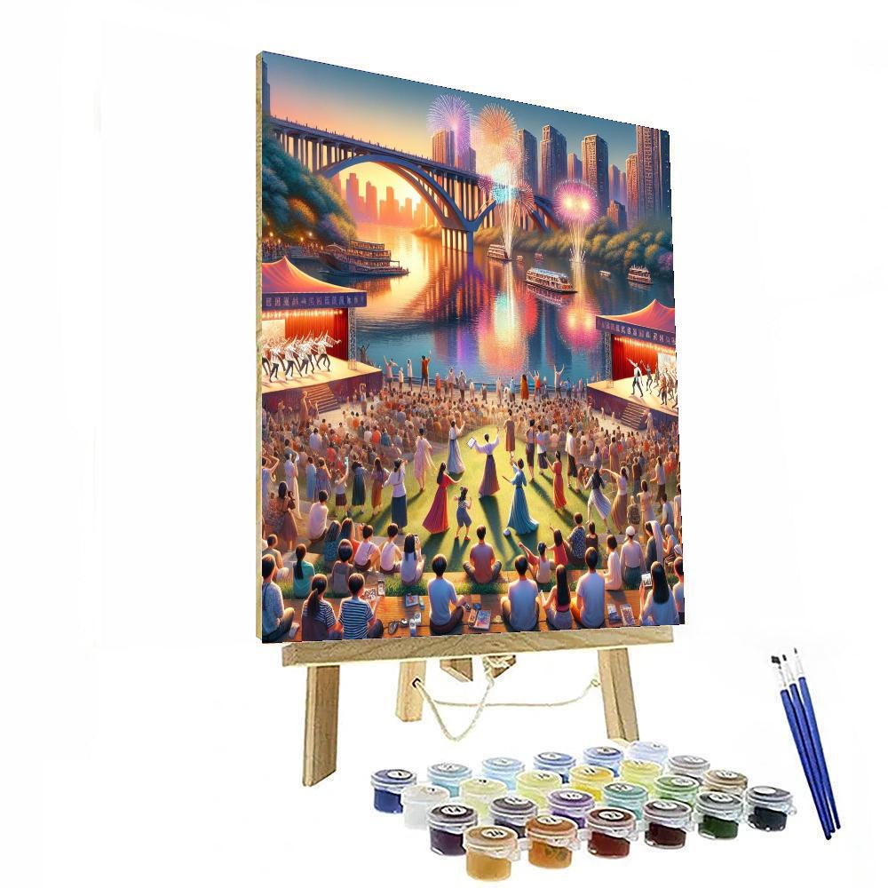 Brisbane Festival - Brisbane Paint By Color