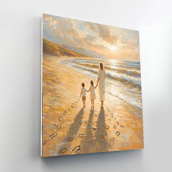 Footprints Of Joy Paint By Numbers