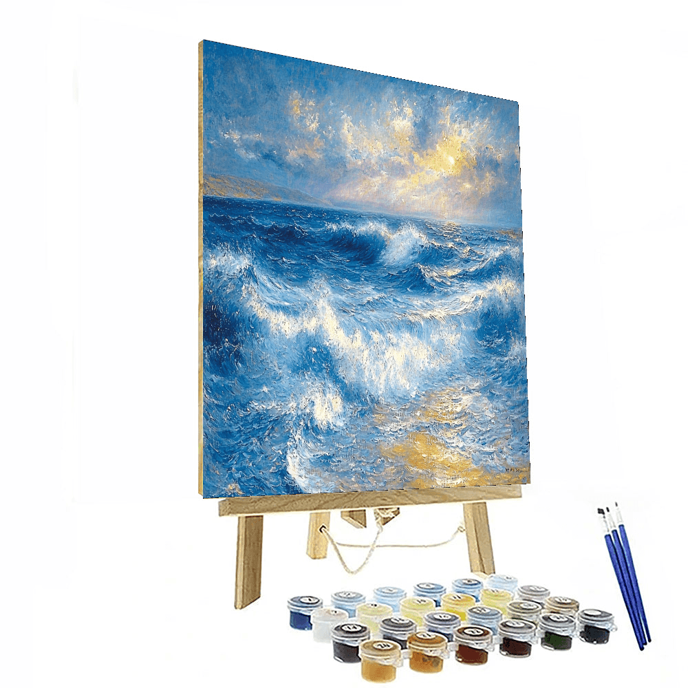J.M.W. Turner Inspired Waves Of Emotion  Paint By Numbers Kits