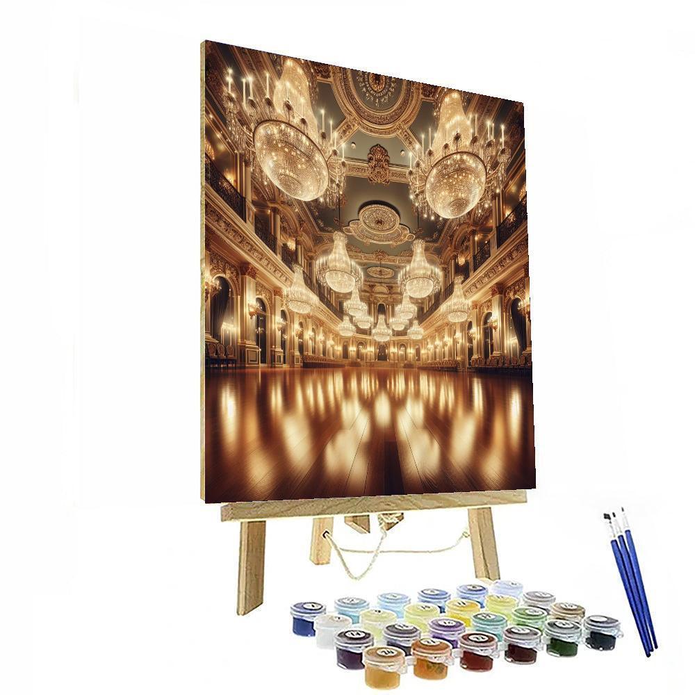 Elegant Crystal Ballroom DIY Paint By Numbers