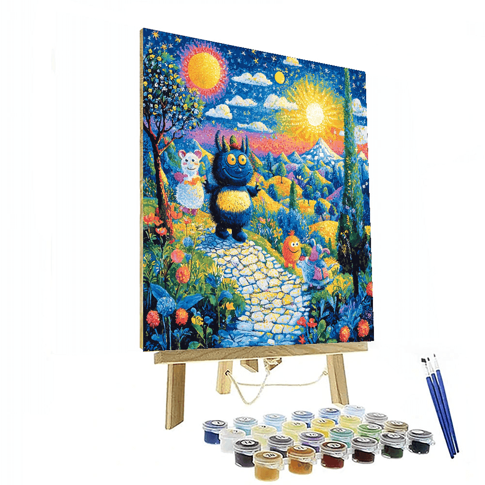 Maurice Sendak Inspired Whimsical Worlds  Paint By Numbers Art