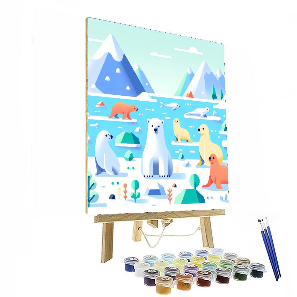 Arctic Animal Discovery Paint By Numbers