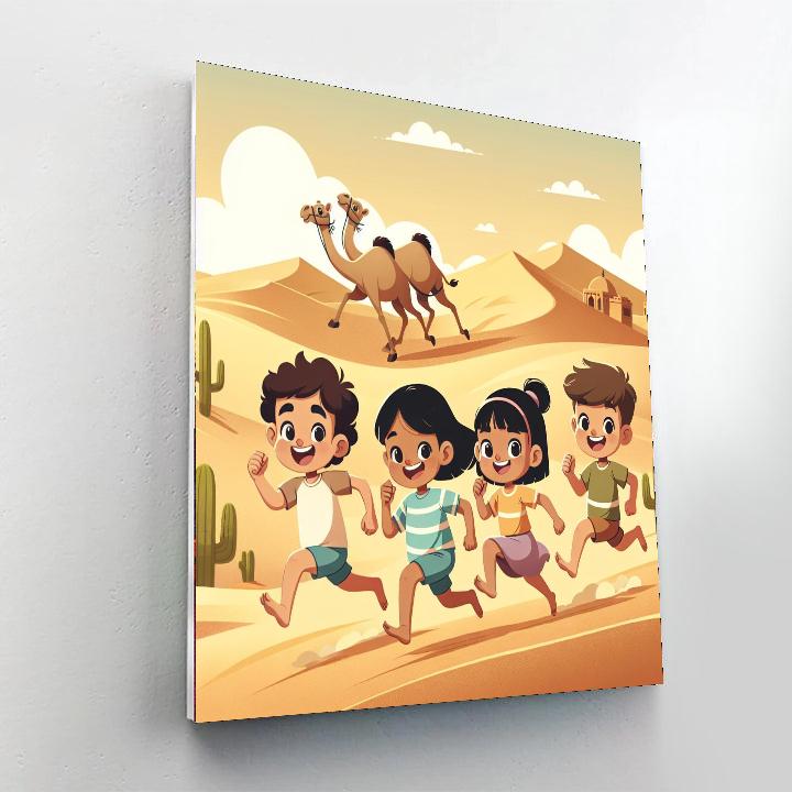 Daring Desert Dash Numbered Painting Kits